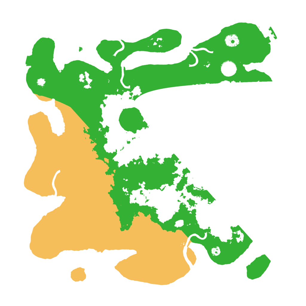 Biome Rust Map: Procedural Map, Size: 3500, Seed: 483226572