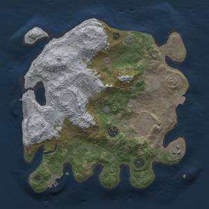 Thumbnail Rust Map: Procedural Map, Size: 3000, Seed: 702231678, 12 Monuments