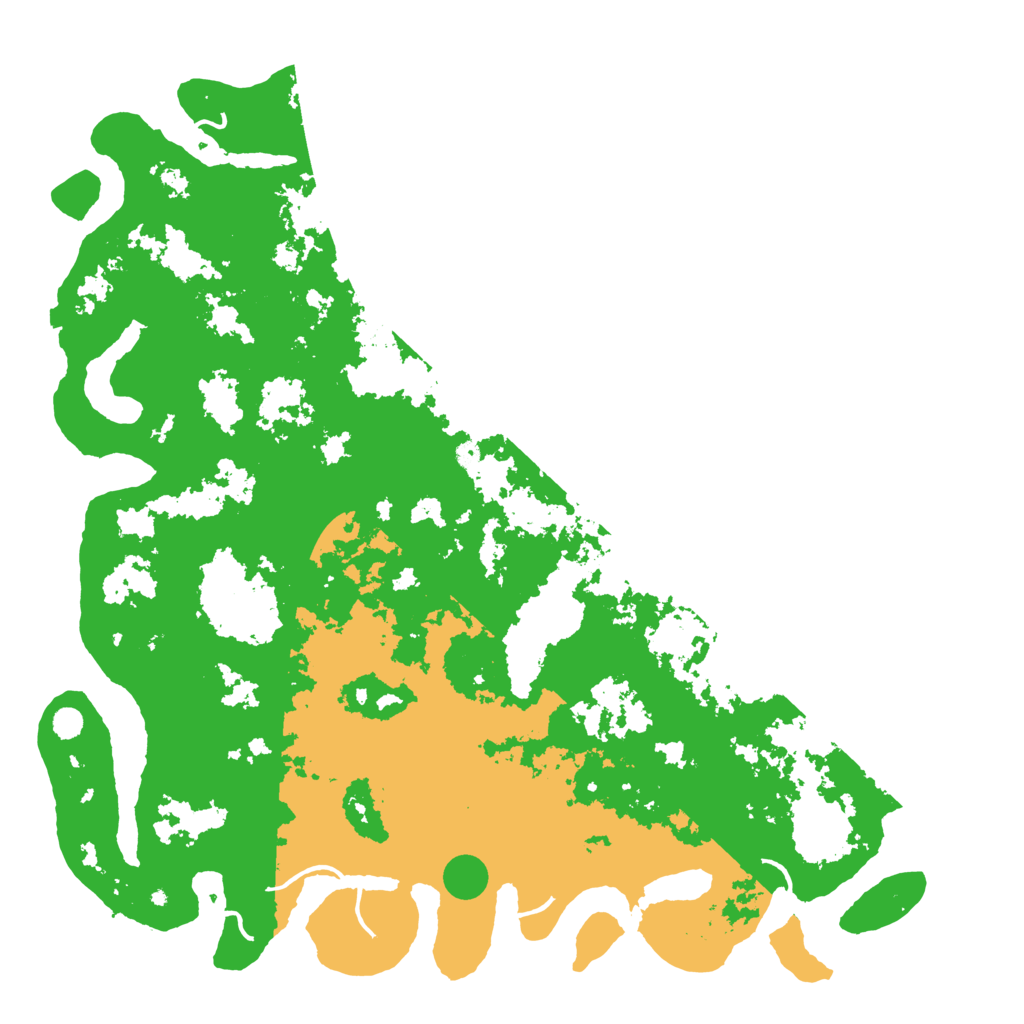 Biome Rust Map: Procedural Map, Size: 6000, Seed: 12222