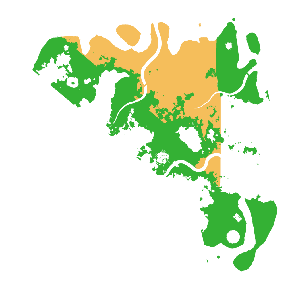 Biome Rust Map: Procedural Map, Size: 3889, Seed: 4675