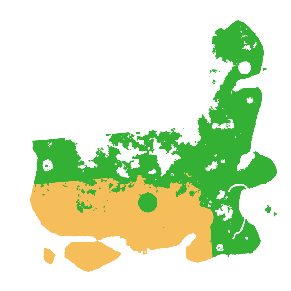 Biome Rust Map: Procedural Map, Size: 4000, Seed: 123454321