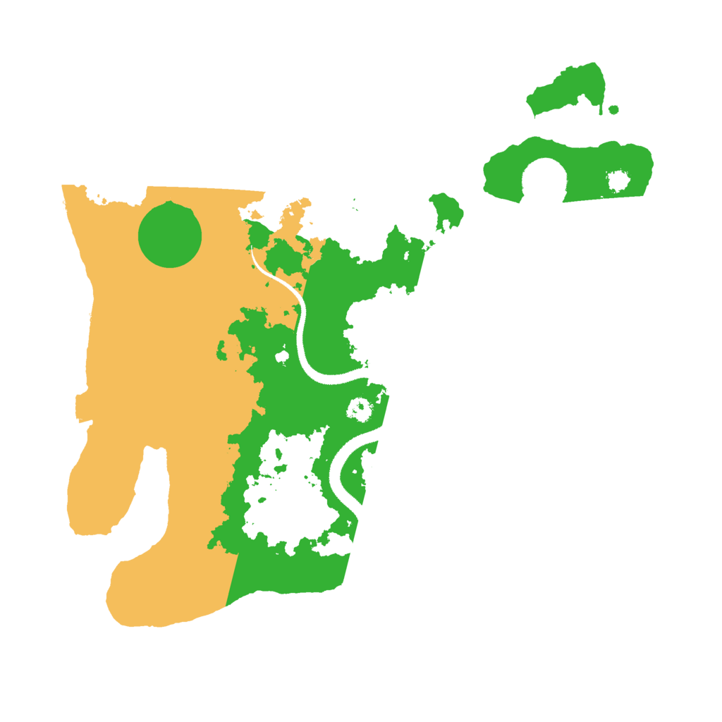 Biome Rust Map: Procedural Map, Size: 3000, Seed: 2130015483