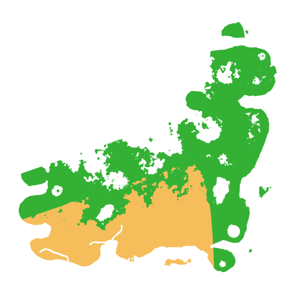 Biome Rust Map: Procedural Map, Size: 4100, Seed: 648252