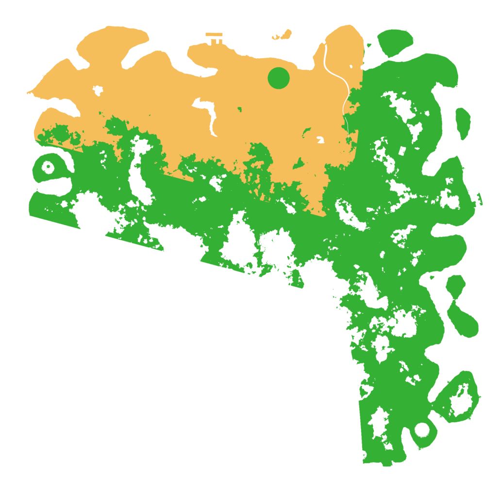 Biome Rust Map: Procedural Map, Size: 6000, Seed: 6732864