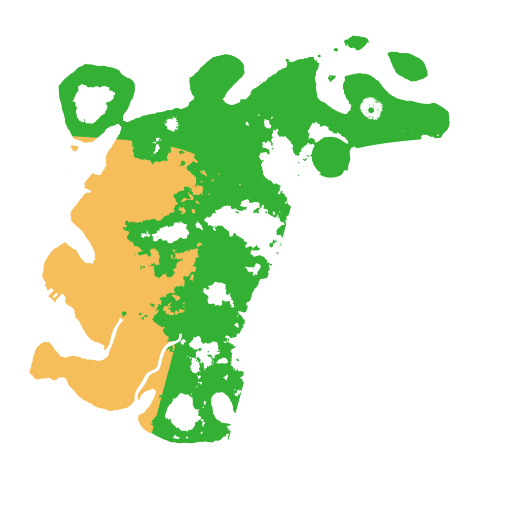 Biome Rust Map: Procedural Map, Size: 3500, Seed: 866733847