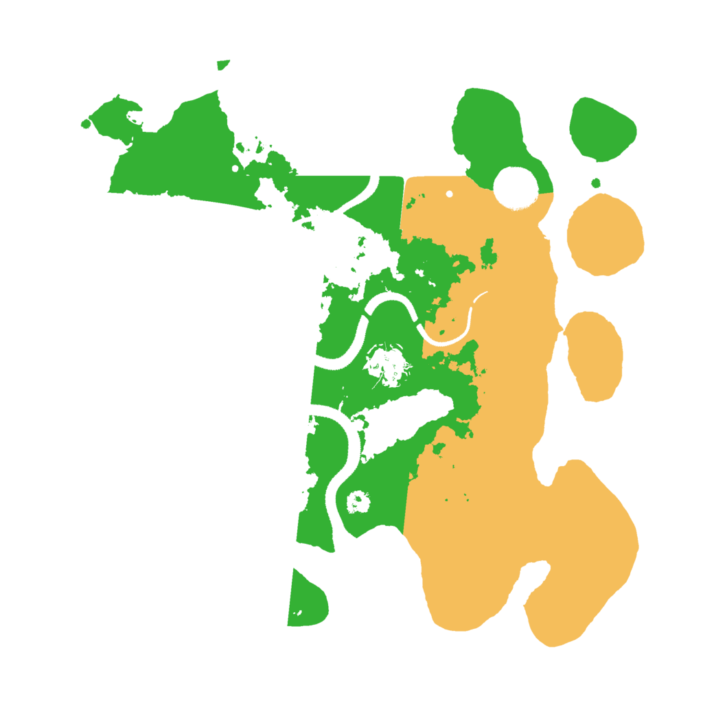 Biome Rust Map: Procedural Map, Size: 3000, Seed: 1617284735