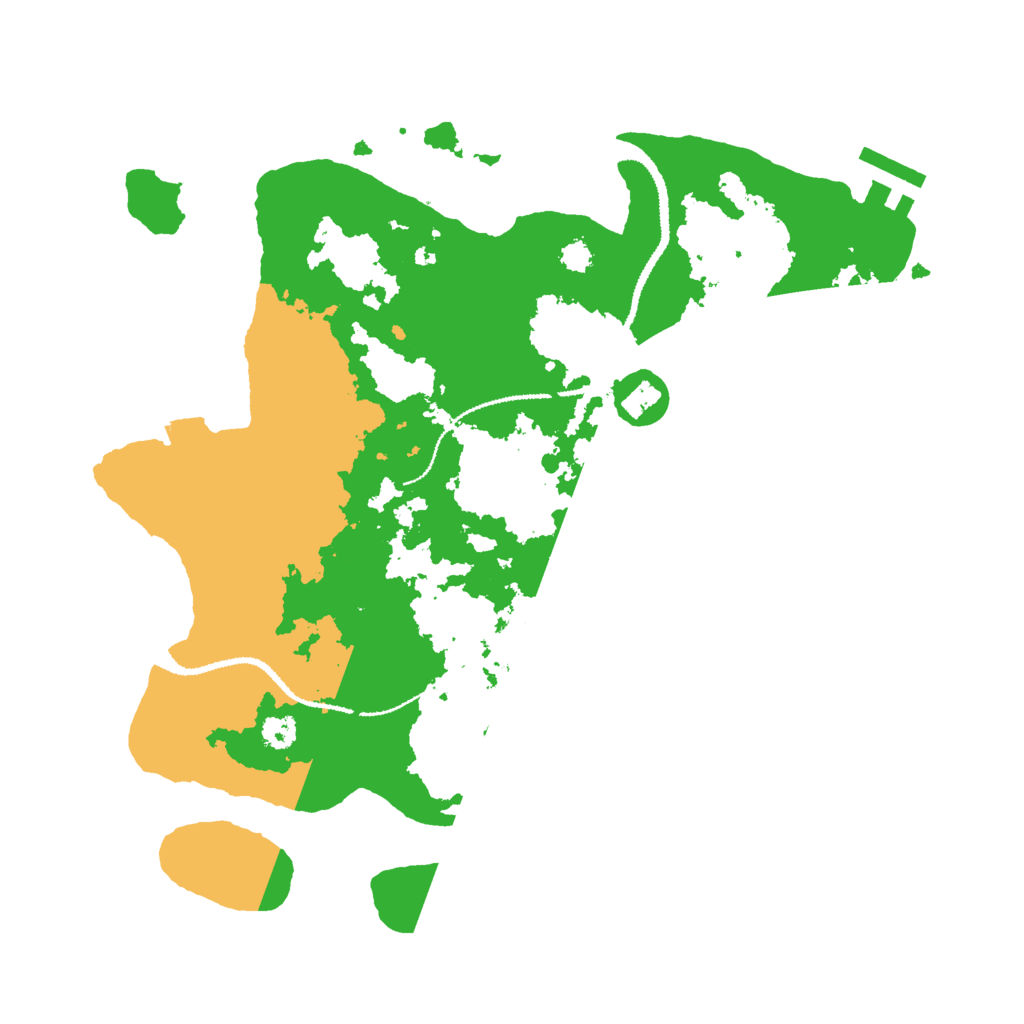 Biome Rust Map: Procedural Map, Size: 3000, Seed: 655630293