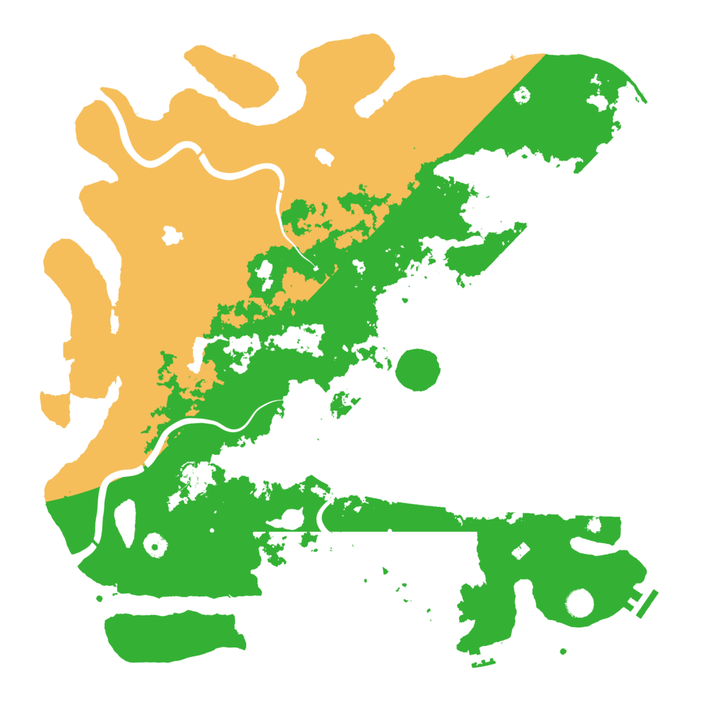 Biome Rust Map: Procedural Map, Size: 4500, Seed: 1623730432