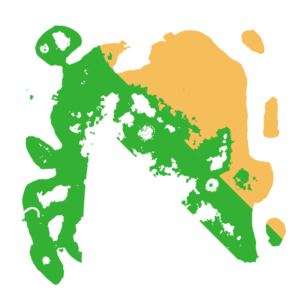 Biome Rust Map: Procedural Map, Size: 3500, Seed: 508987641