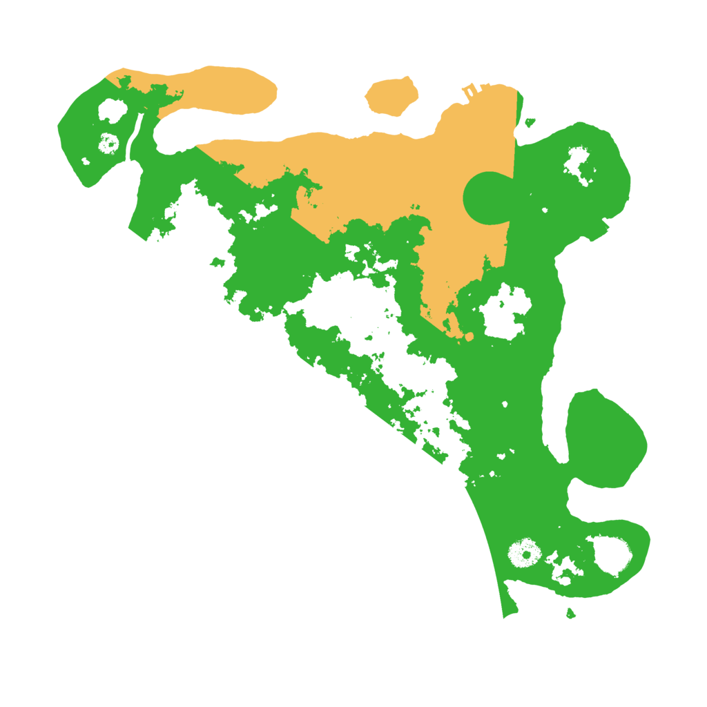 Biome Rust Map: Procedural Map, Size: 3500, Seed: 181191843