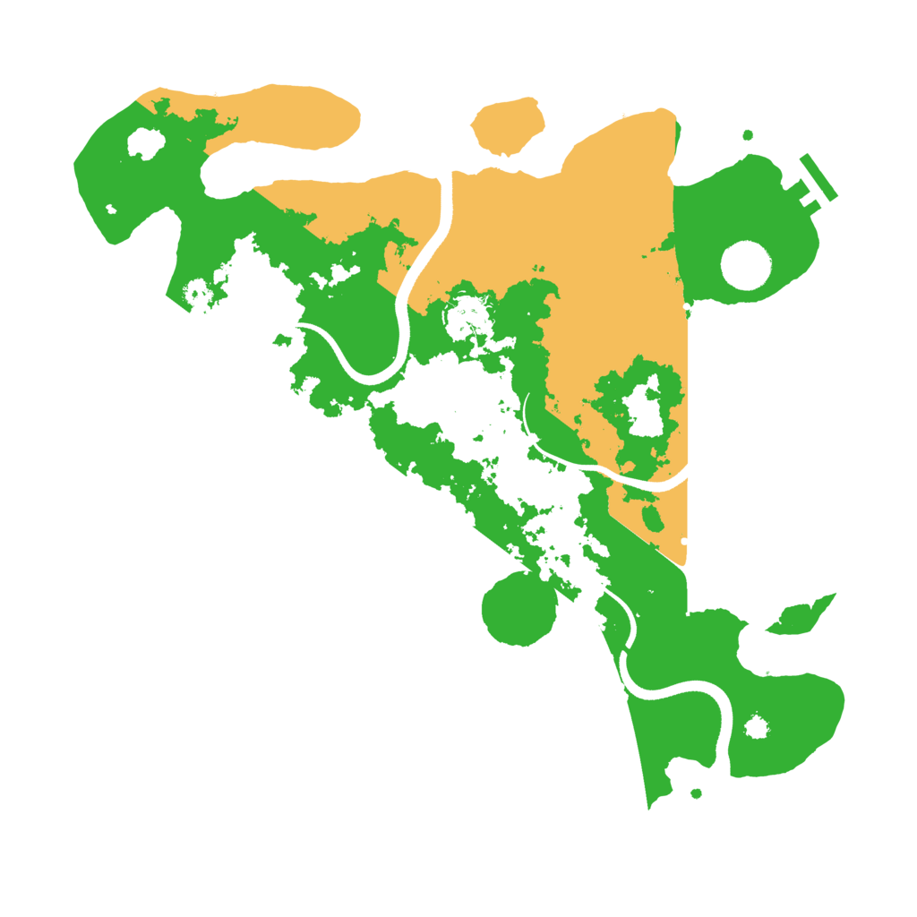 Biome Rust Map: Procedural Map, Size: 3500, Seed: 181191843
