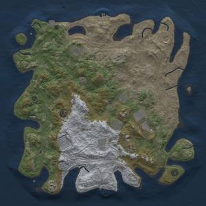 Thumbnail Rust Map: Procedural Map, Size: 4250, Seed: 589016106, 19 Monuments