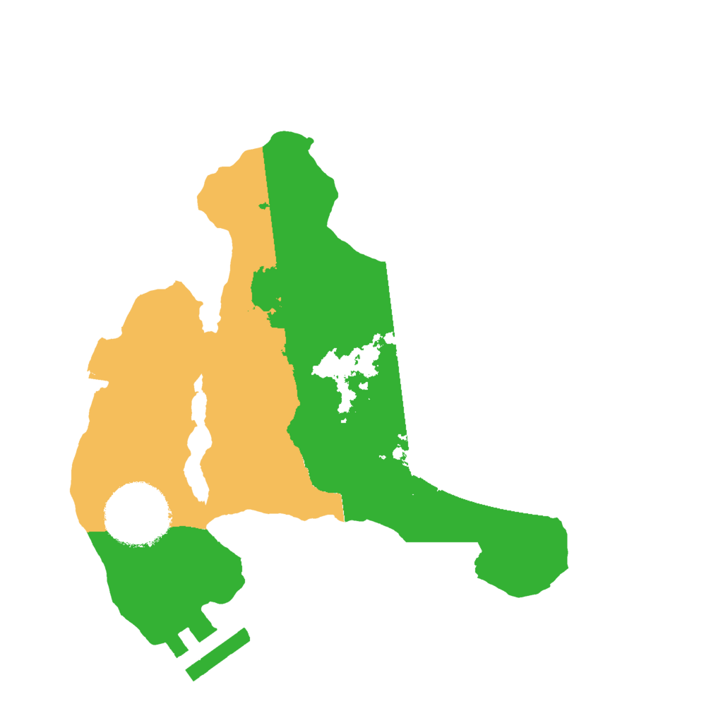 Biome Rust Map: Procedural Map, Size: 2000, Seed: 899534