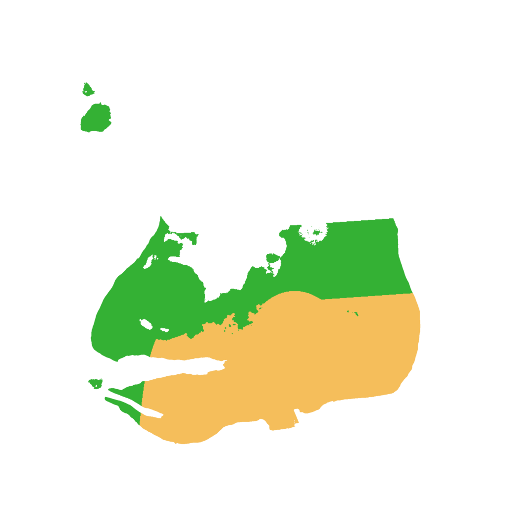 Biome Rust Map: Procedural Map, Size: 2000, Seed: 40024