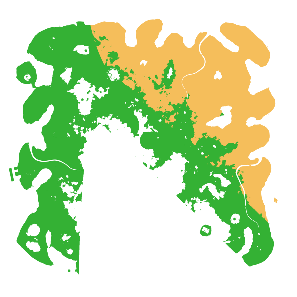 Biome Rust Map: Procedural Map, Size: 4500, Seed: 113180819