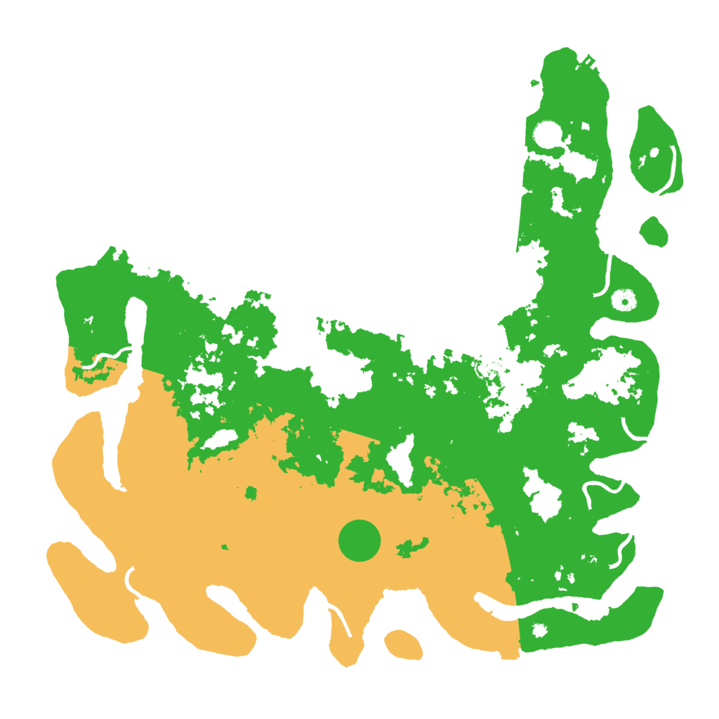 Biome Rust Map: Procedural Map, Size: 4500, Seed: 693148773