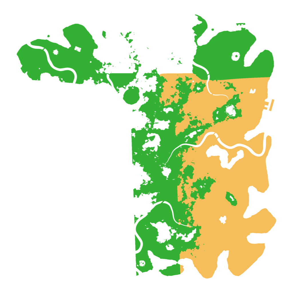 Biome Rust Map: Procedural Map, Size: 5000, Seed: 692503282