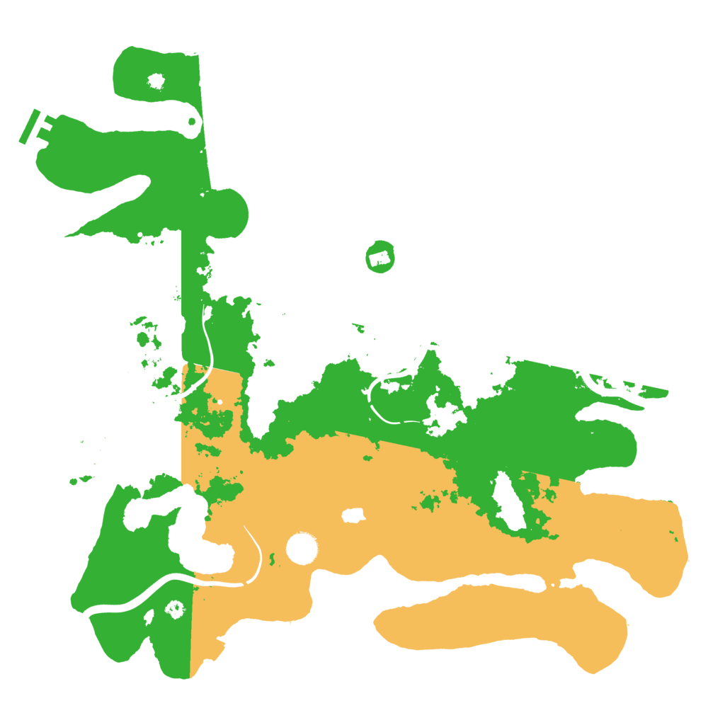Biome Rust Map: Procedural Map, Size: 4000, Seed: 64590725