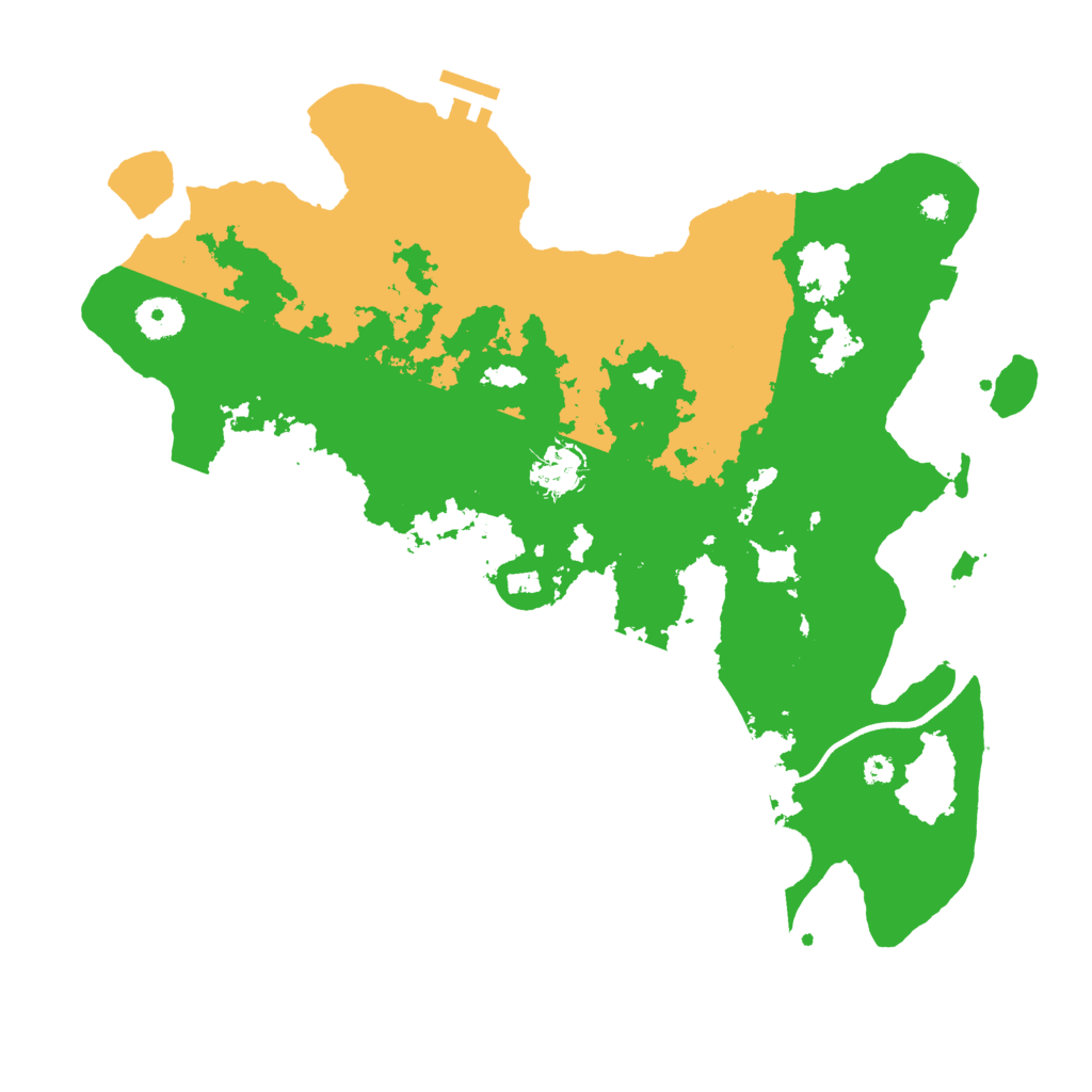 Biome Rust Map: Procedural Map, Size: 3650, Seed: 702693070