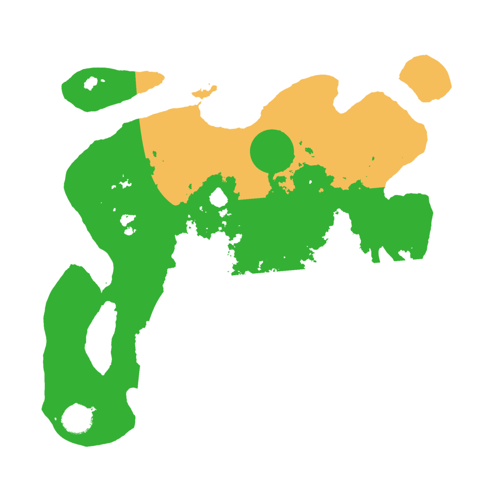 Biome Rust Map: Barren, Size: 3000, Seed: 5732597