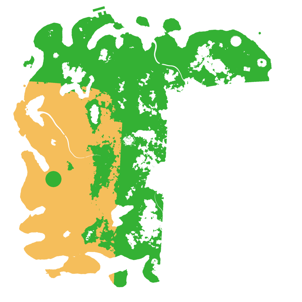 Biome Rust Map: Procedural Map, Size: 5000, Seed: 636132374