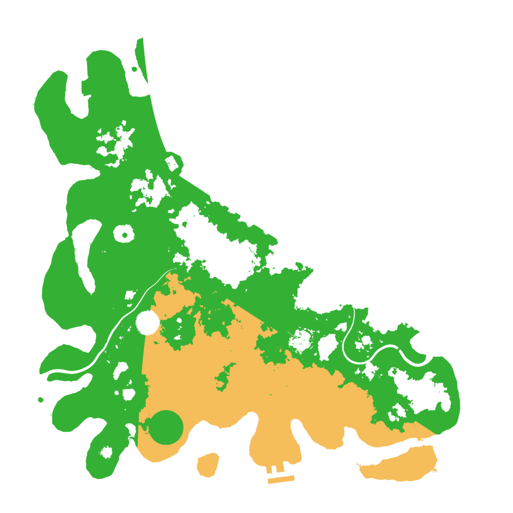 Biome Rust Map: Procedural Map, Size: 3900, Seed: 2195149
