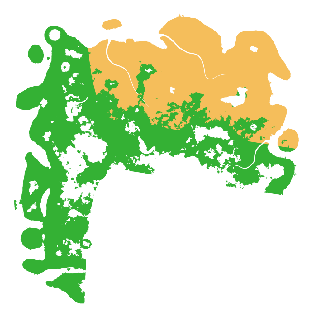 Biome Rust Map: Procedural Map, Size: 5000, Seed: 30823