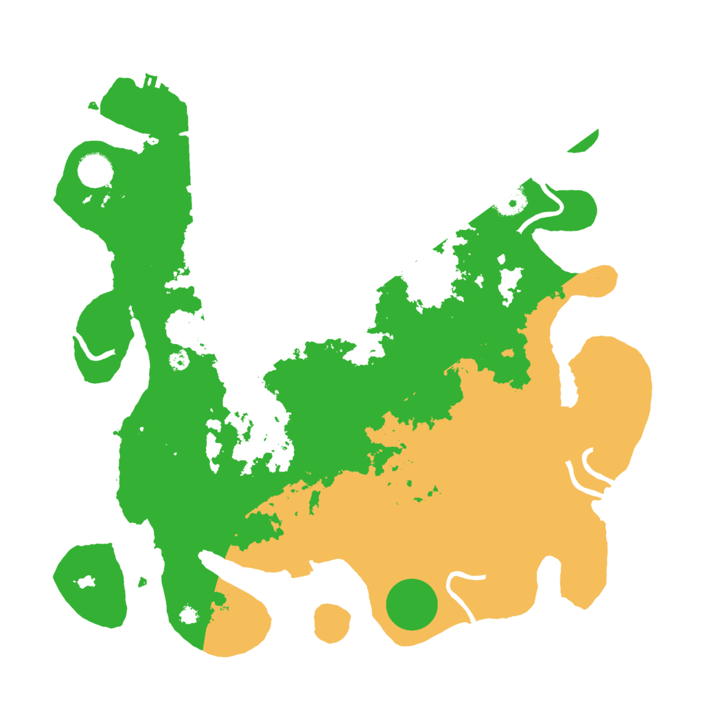 Biome Rust Map: Procedural Map, Size: 3600, Seed: 1984096870