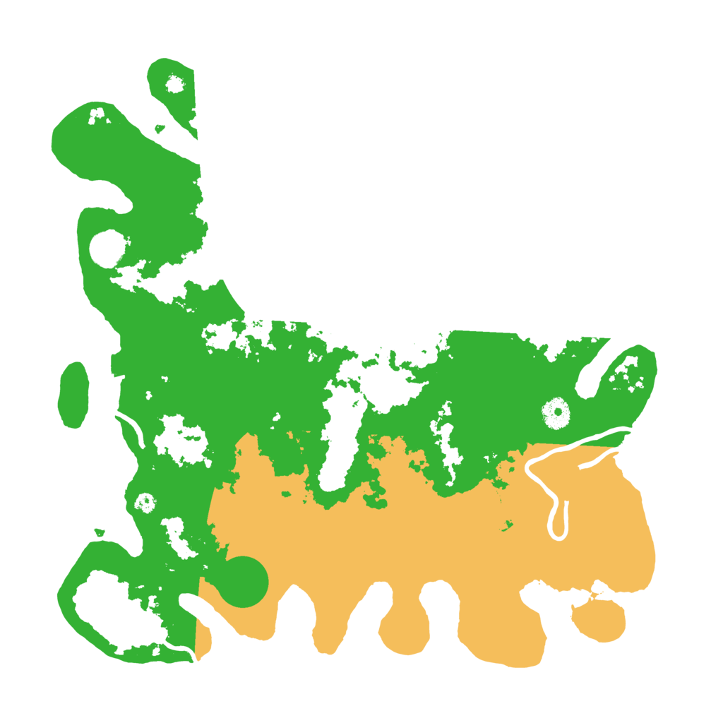 Biome Rust Map: Procedural Map, Size: 3700, Seed: 1252062187