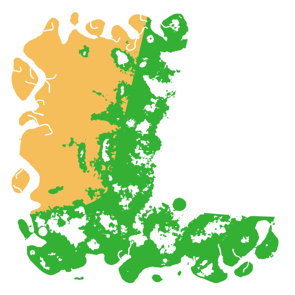 Biome Rust Map: Procedural Map, Size: 6000, Seed: 568764875