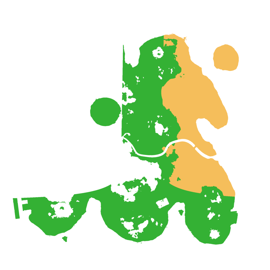 Biome Rust Map: Procedural Map, Size: 2500, Seed: 1146644433