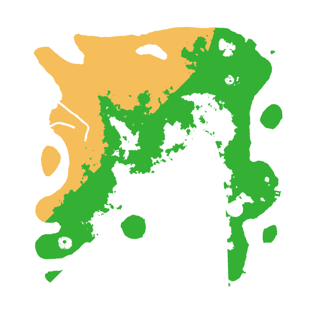 Biome Rust Map: Procedural Map, Size: 3500, Seed: 646980882