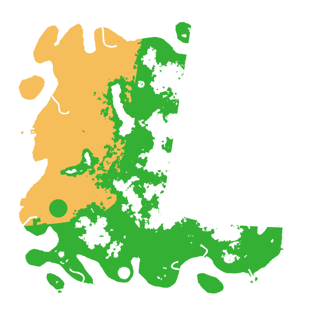 Biome Rust Map: Procedural Map, Size: 4500, Seed: 997097001