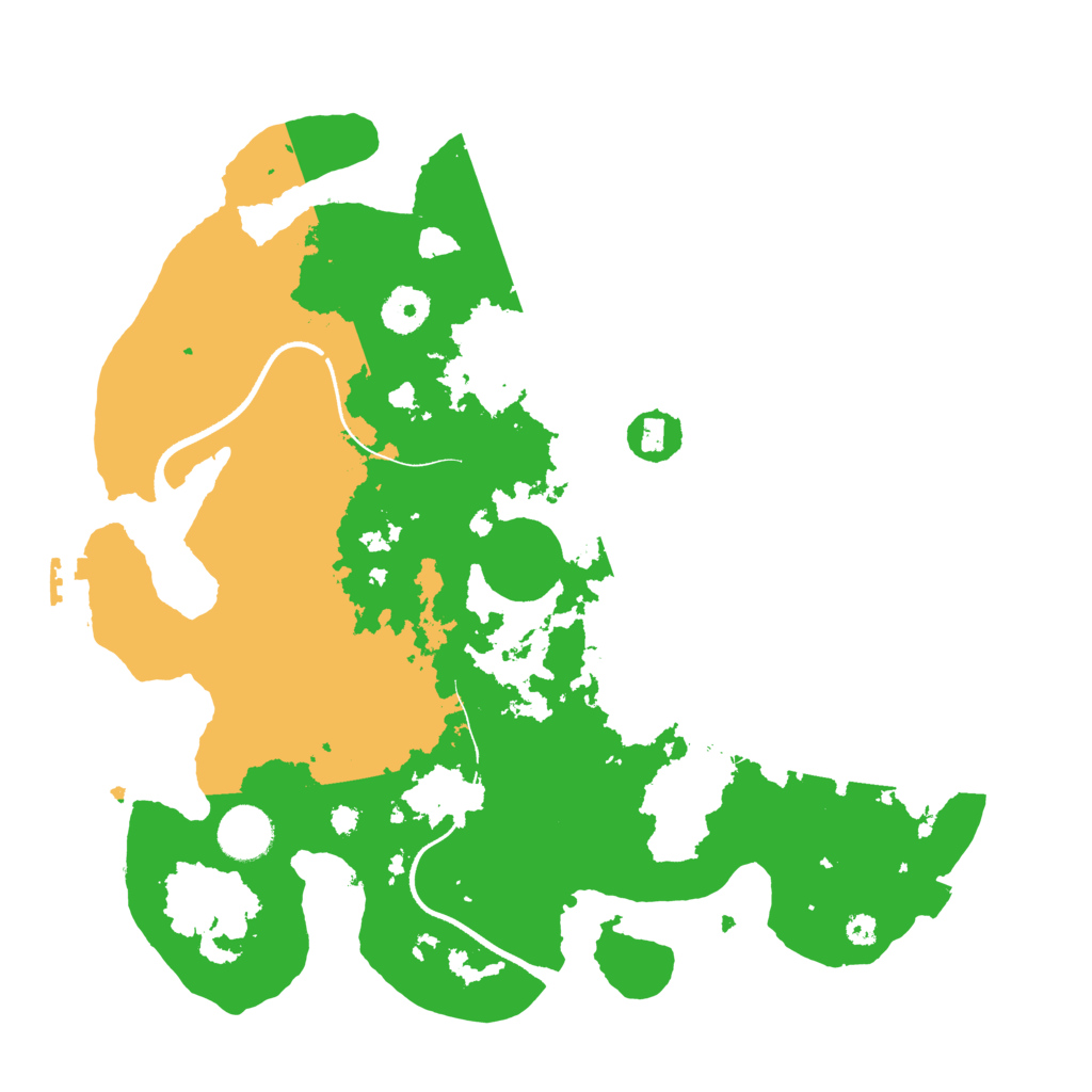 Biome Rust Map: Procedural Map, Size: 3500, Seed: 1946142731