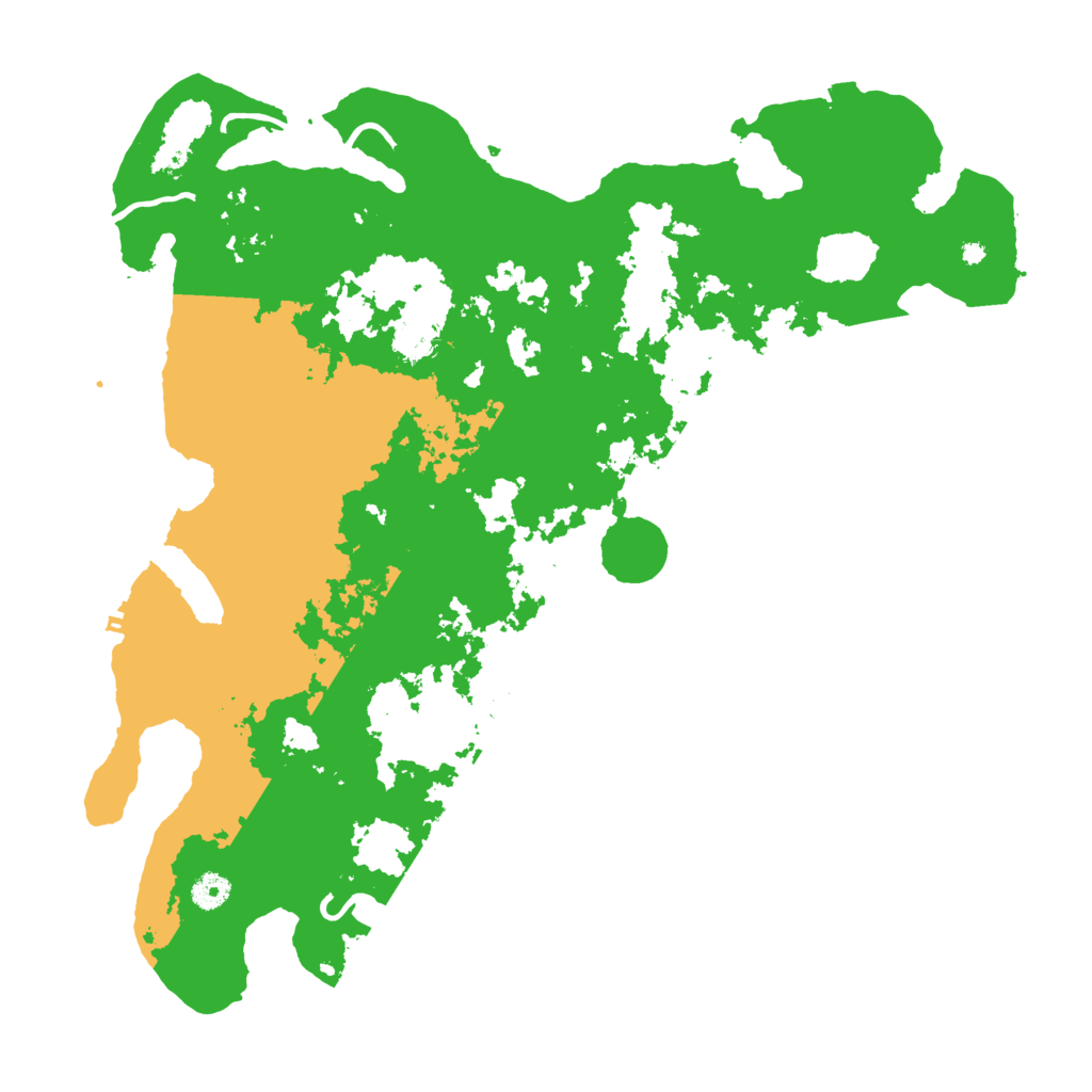 Biome Rust Map: Procedural Map, Size: 4400, Seed: 24922431