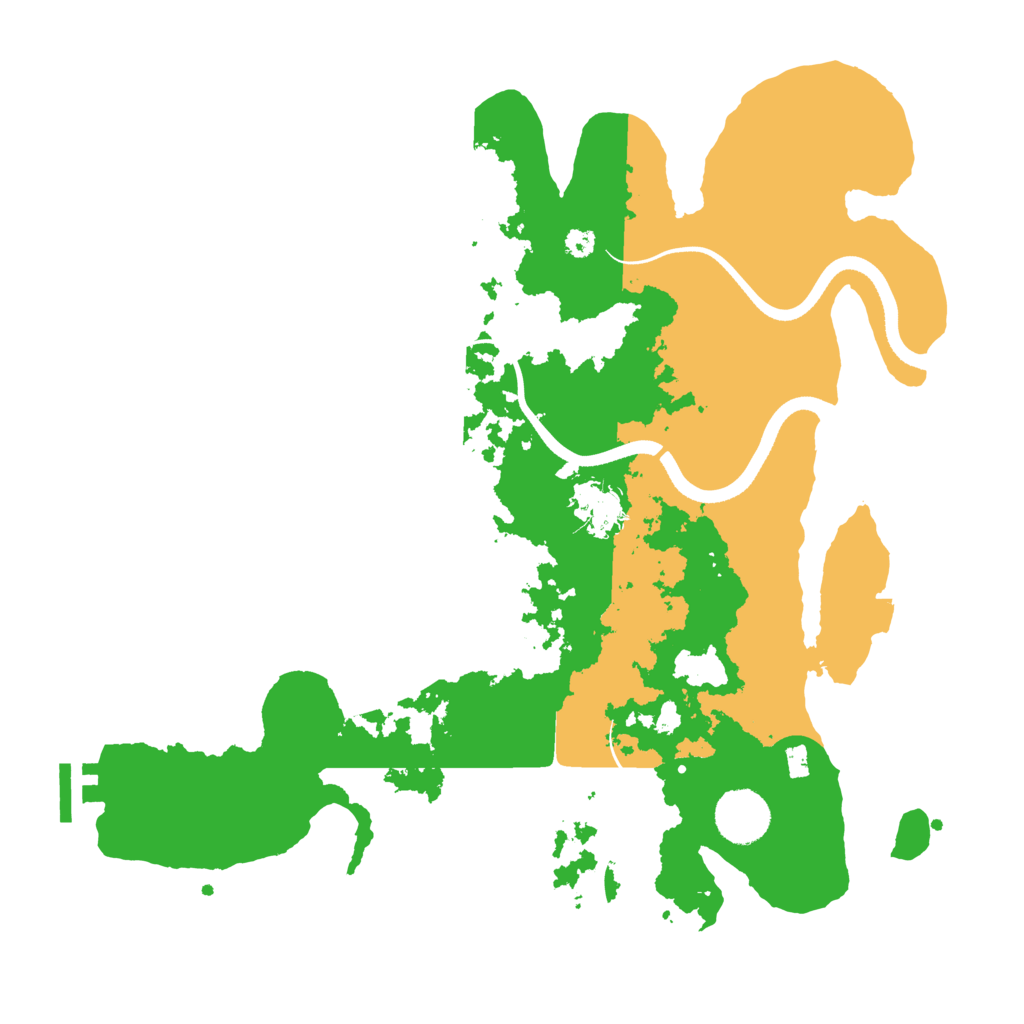 Biome Rust Map: Procedural Map, Size: 3500, Seed: 18082023