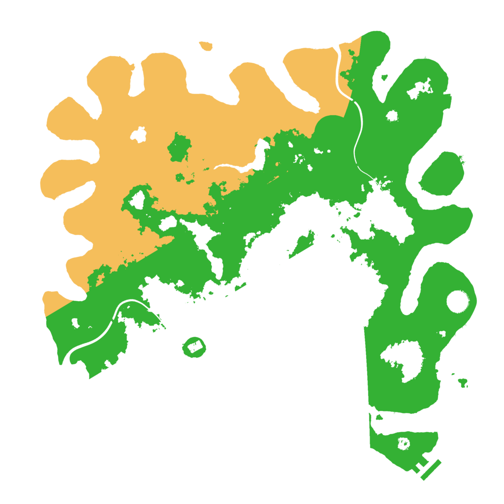 Biome Rust Map: Procedural Map, Size: 4000, Seed: 1761624090