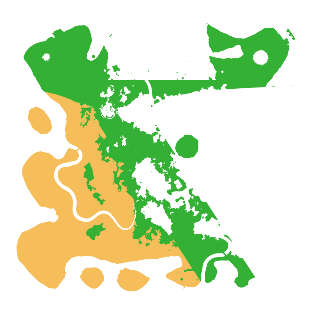 Biome Rust Map: Procedural Map, Size: 3850, Seed: 53