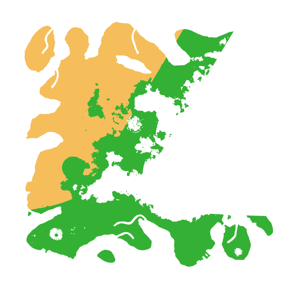 Biome Rust Map: Procedural Map, Size: 3500, Seed: 243001808