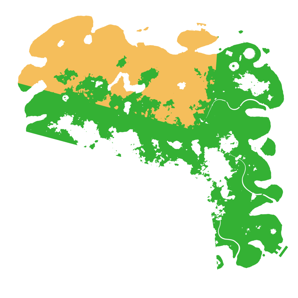 Biome Rust Map: Procedural Map, Size: 4800, Seed: 381068753