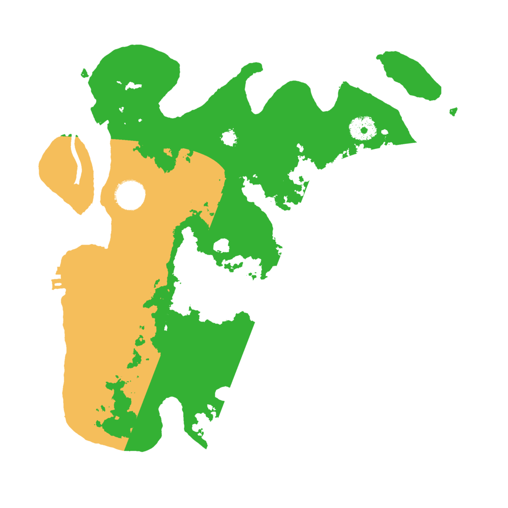 Biome Rust Map: Procedural Map, Size: 3000, Seed: 86388346