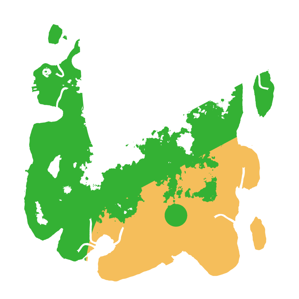 Biome Rust Map: Procedural Map, Size: 3500, Seed: 7560183