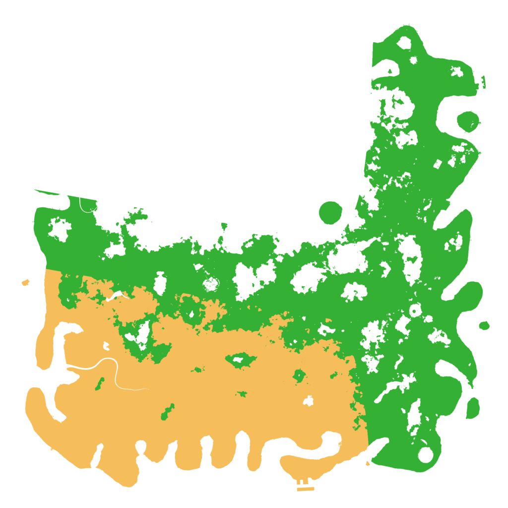 Biome Rust Map: Procedural Map, Size: 6000, Seed: 13252234
