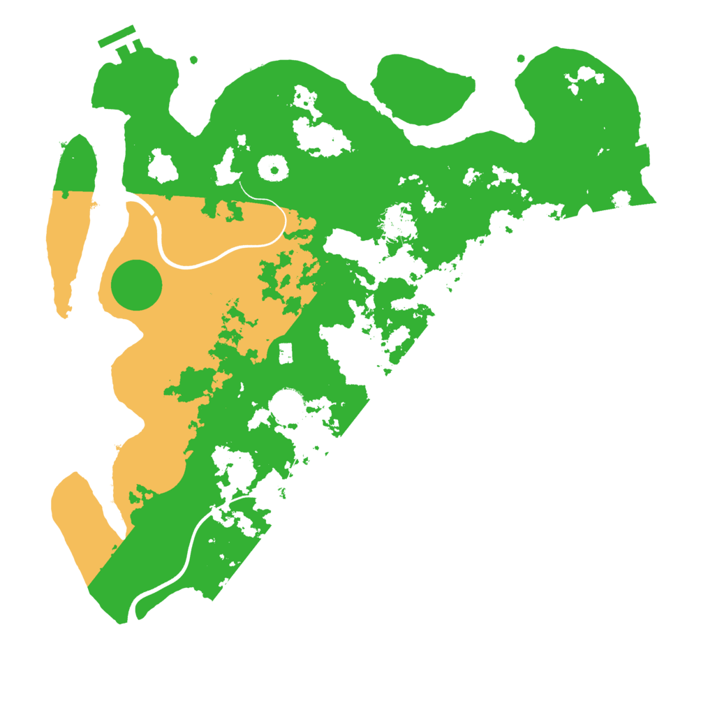 Biome Rust Map: Procedural Map, Size: 3700, Seed: 1127002295