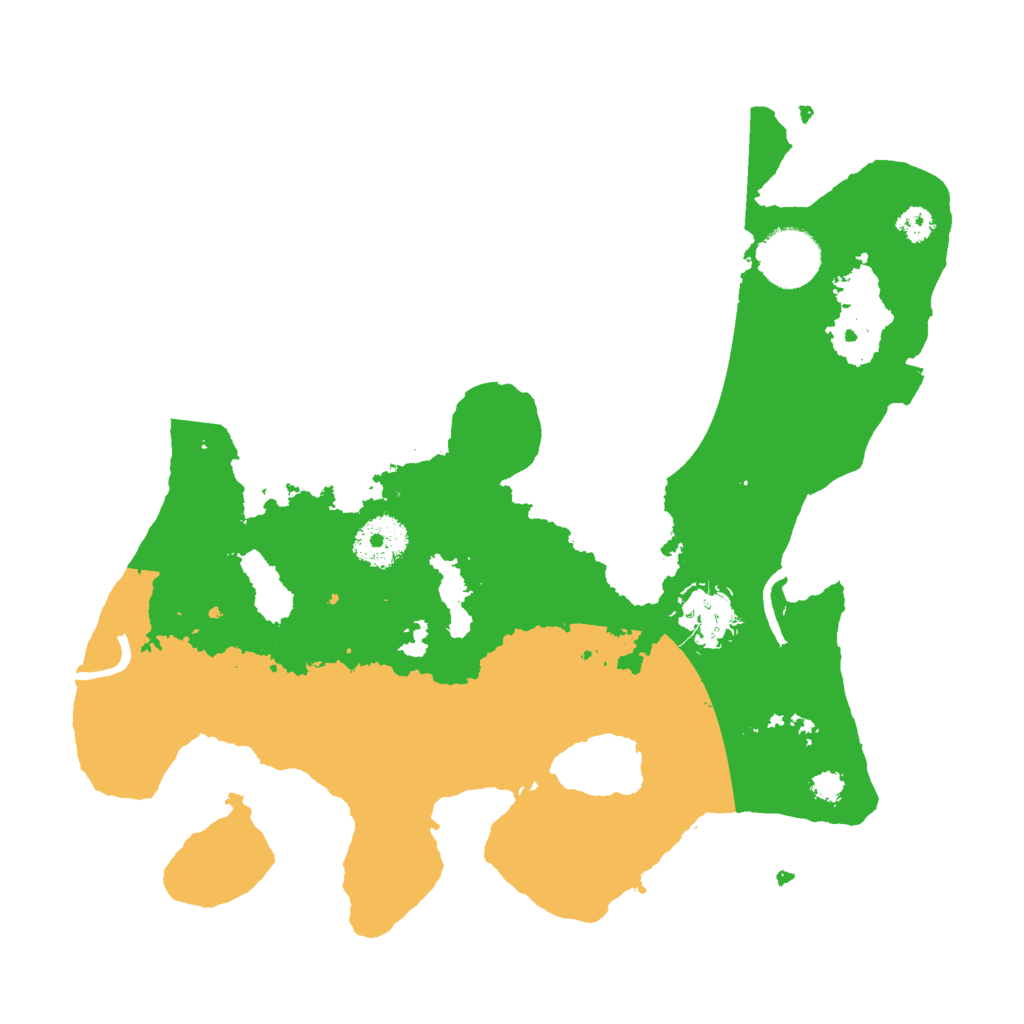 Biome Rust Map: Procedural Map, Size: 3000, Seed: 121212