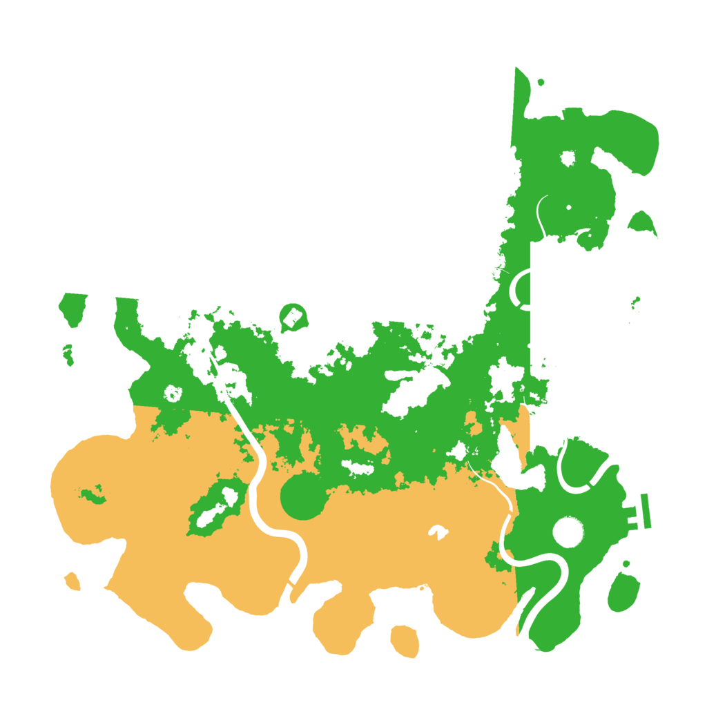 Biome Rust Map: Procedural Map, Size: 4111, Seed: 1234