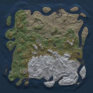 Thumbnail Rust Map: Procedural Map, Size: 4500, Seed: 12545312, 18 Monuments