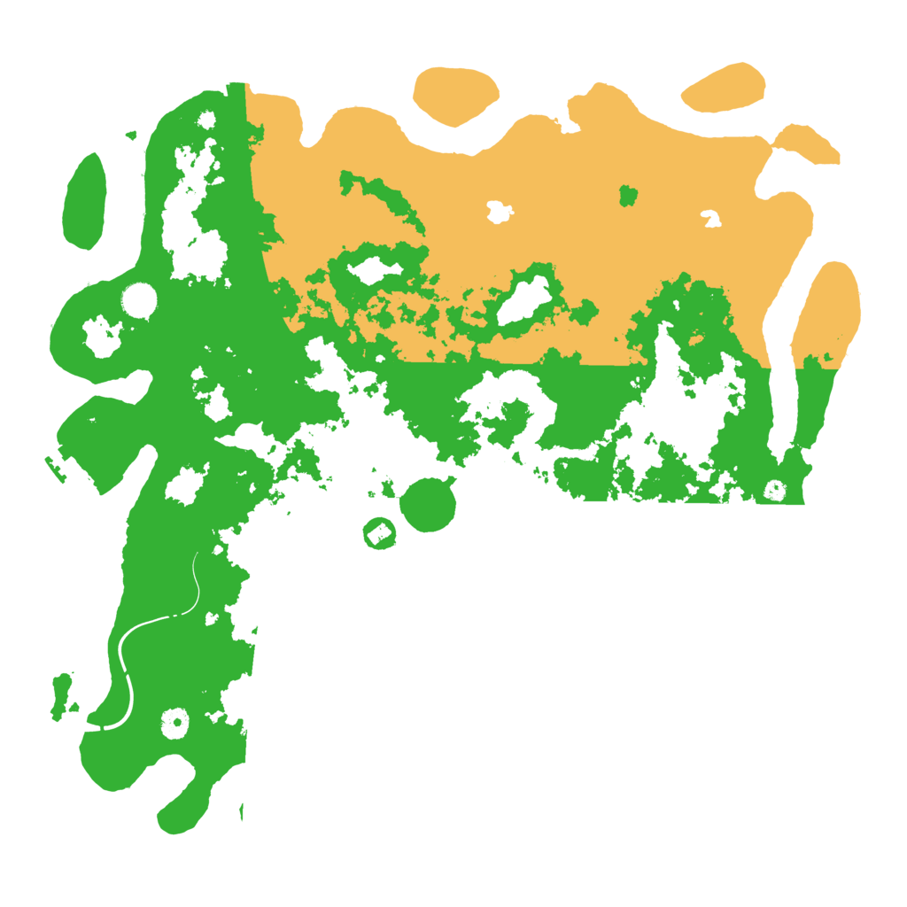Biome Rust Map: Procedural Map, Size: 4500, Seed: 12545312