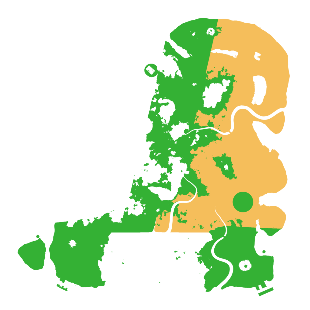 Biome Rust Map: Procedural Map, Size: 4000, Seed: 314441683