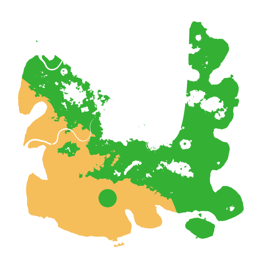 Biome Rust Map: Procedural Map, Size: 3750, Seed: 1481676111